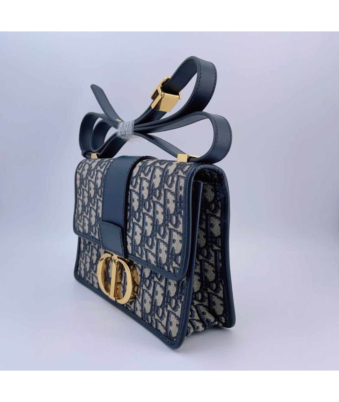 CHRISTIAN DIOR Темно-синяя сумка через плечо, фото 3