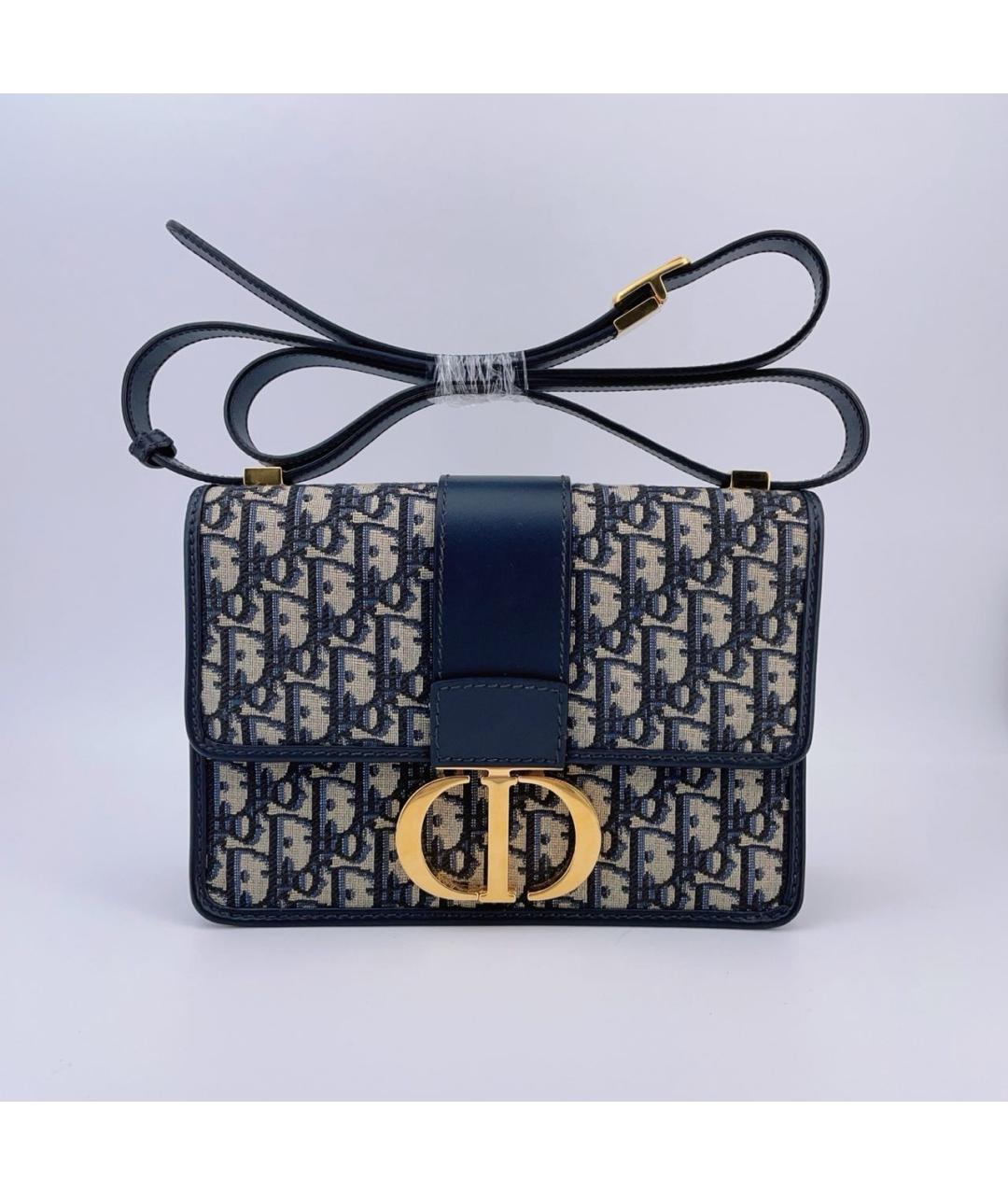 CHRISTIAN DIOR Темно-синяя сумка через плечо, фото 2