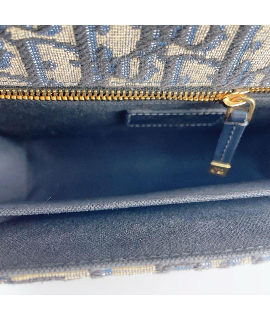 CHRISTIAN DIOR Темно-синяя сумка через плечо, фото 7