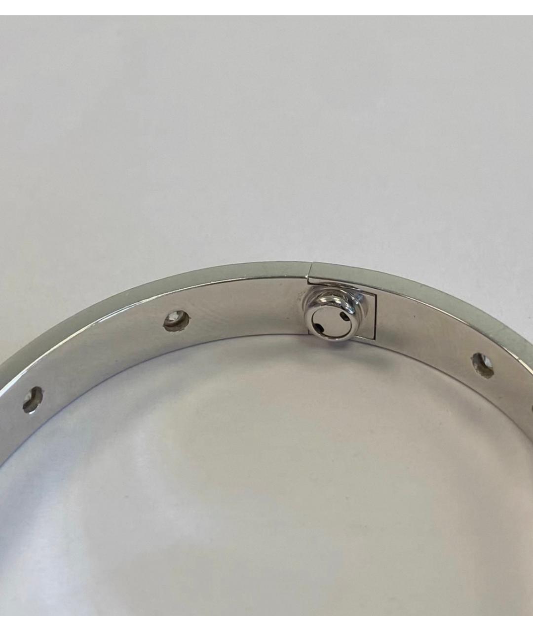 CARTIER Серебрянный браслет из белого золота, фото 5