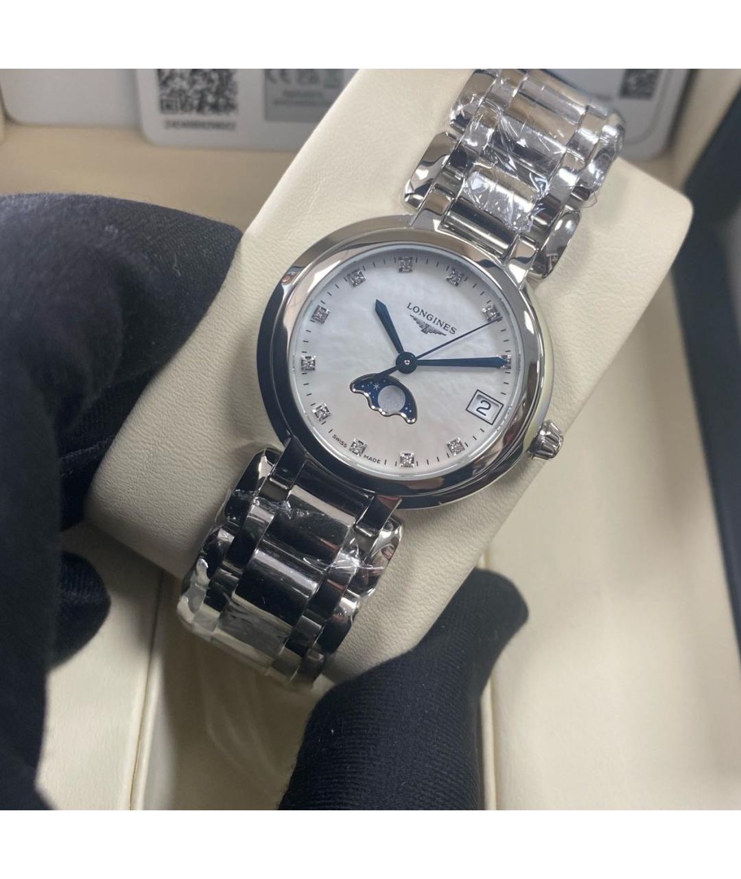 LONGINES Серебряные часы, фото 4