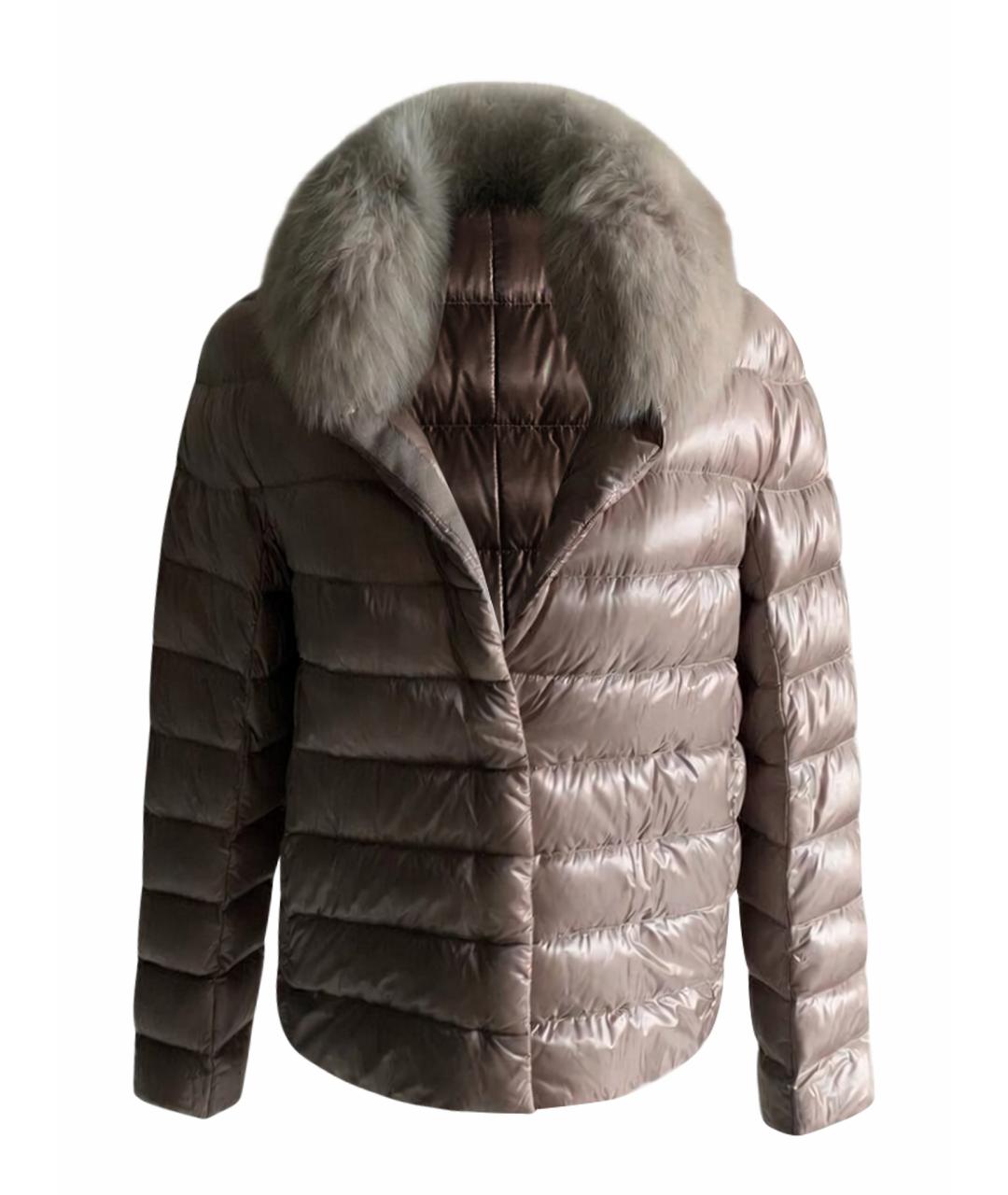 HERNO Бежевая полиамидовая куртка, фото 1