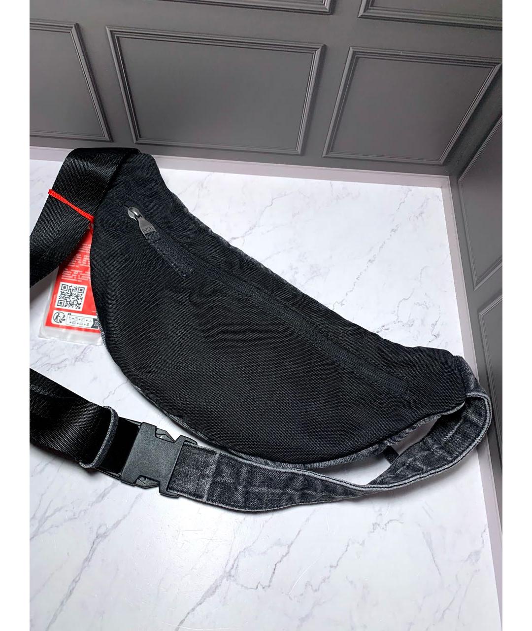 DIESEL Серая поясная сумка, фото 3