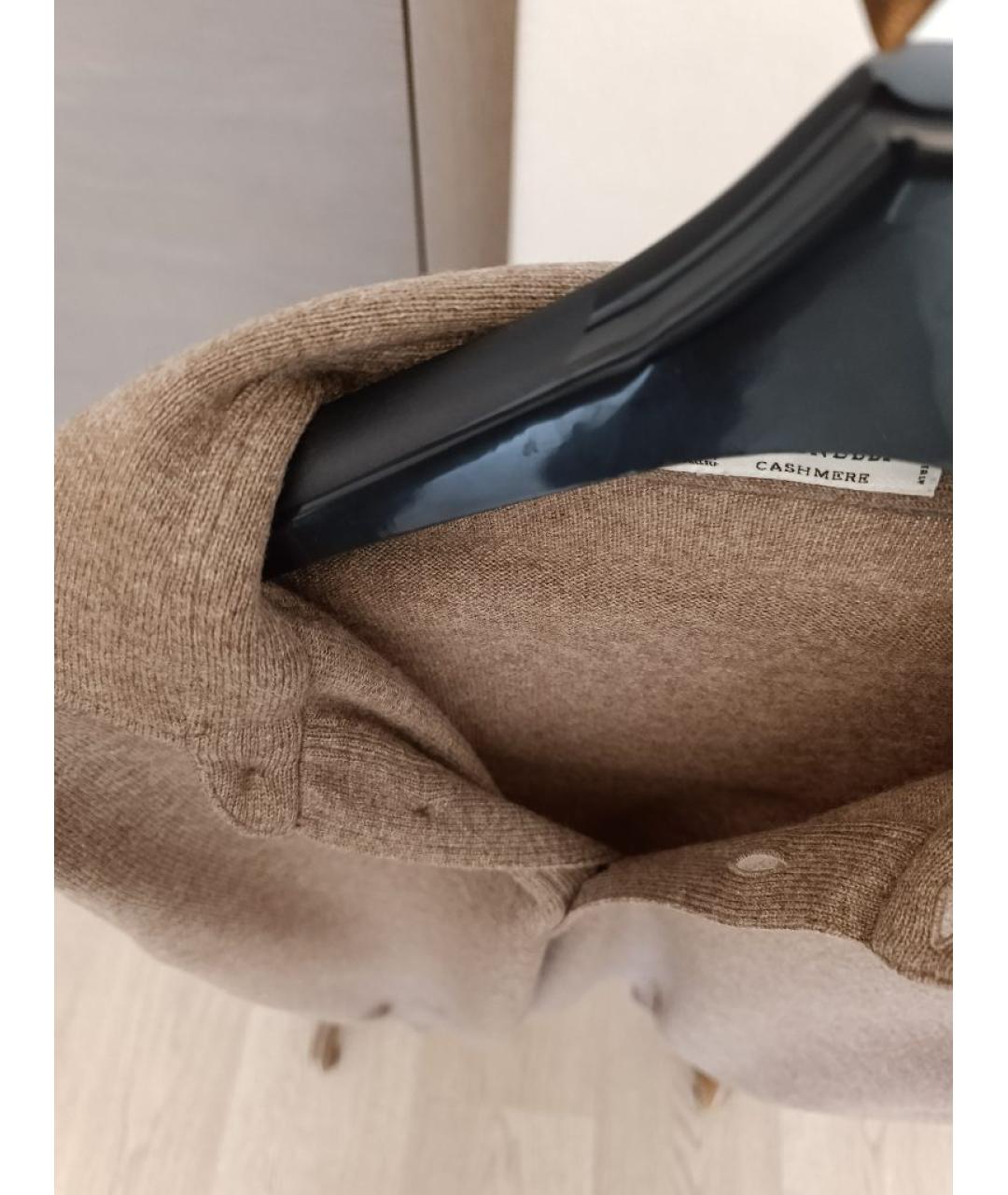 BRUNELLO CUCINELLI Бежевый шерстяной джемпер / свитер, фото 4