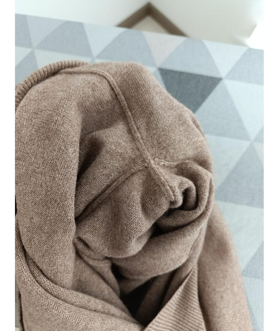 BRUNELLO CUCINELLI Бежевый шерстяной джемпер / свитер, фото 8