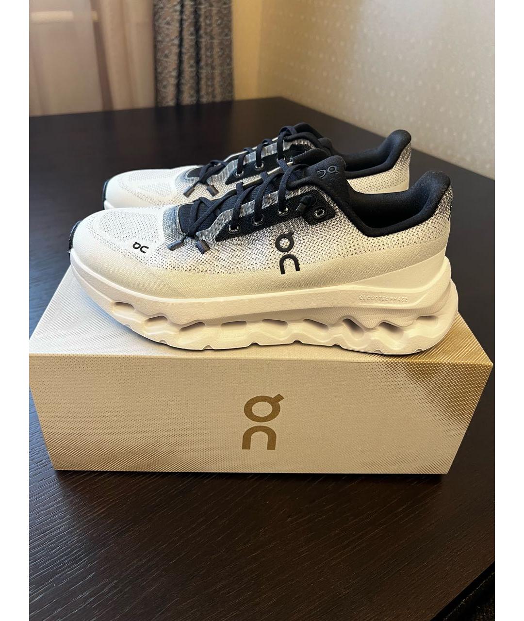 ON Белые текстильные кроссовки, фото 4