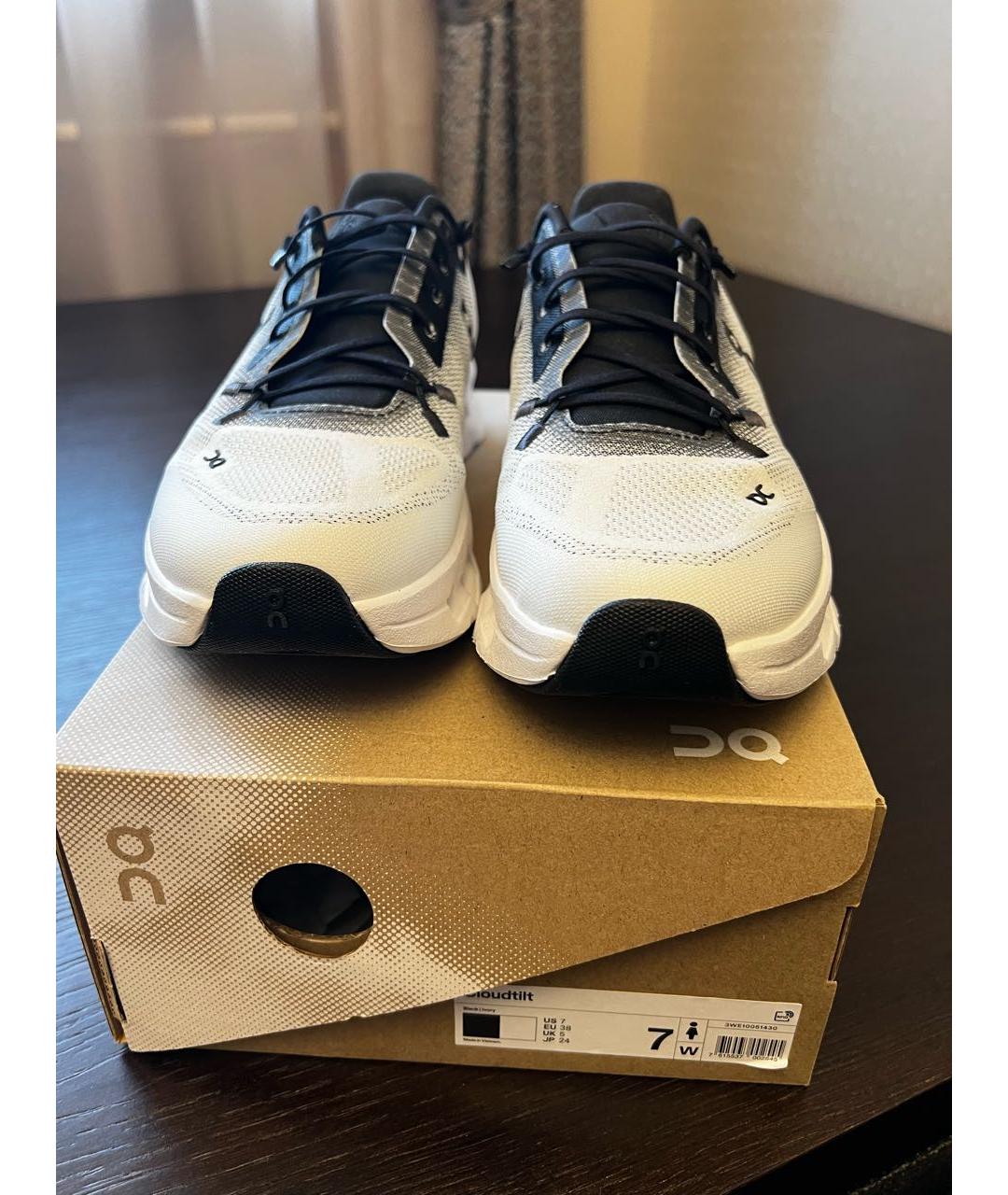 ON Белые текстильные кроссовки, фото 2