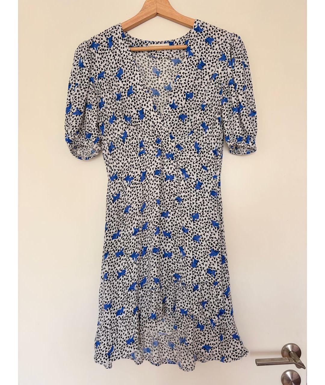 MAJE Мульти синтетическое повседневное платье, фото 4