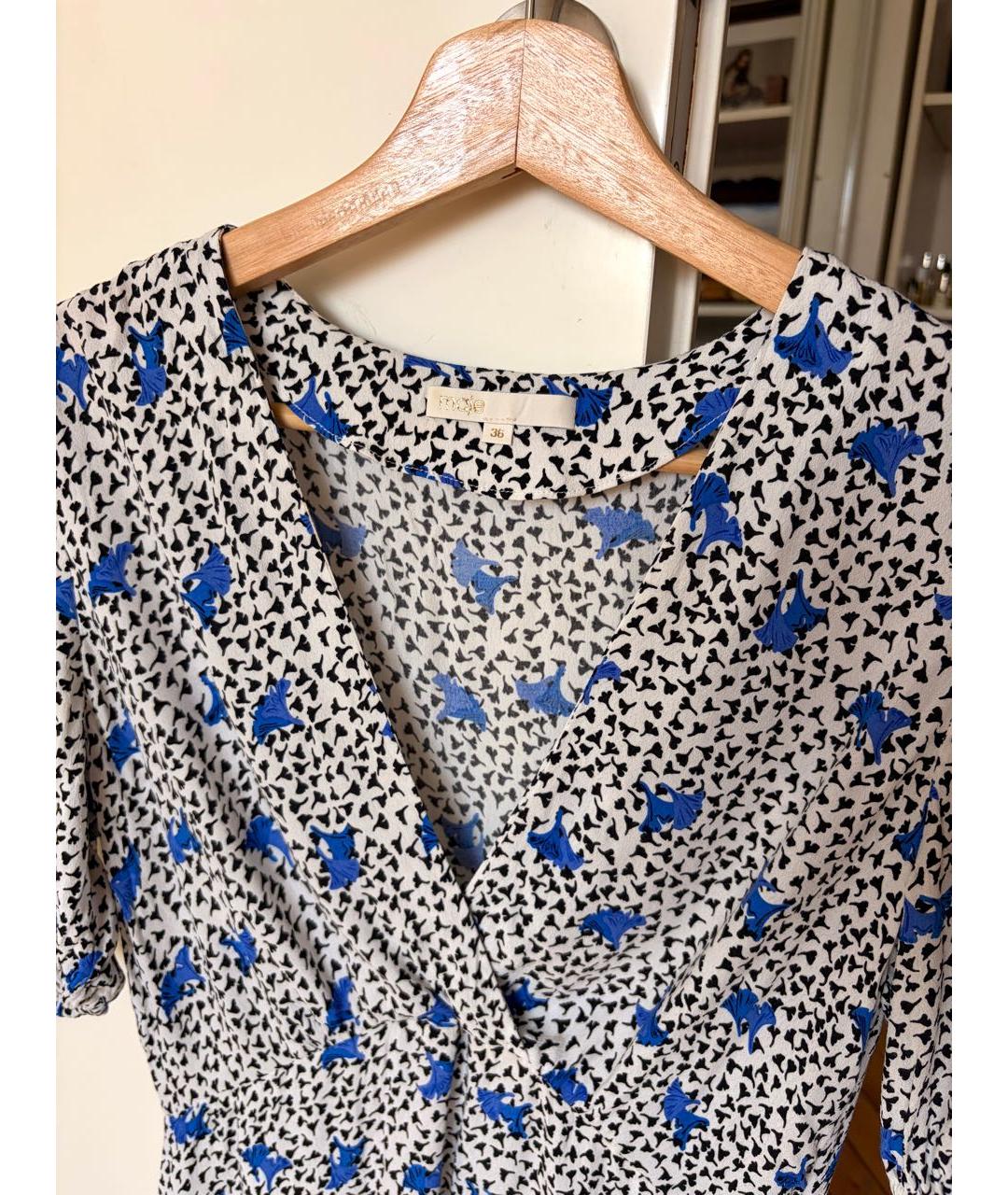 MAJE Мульти синтетическое повседневное платье, фото 3