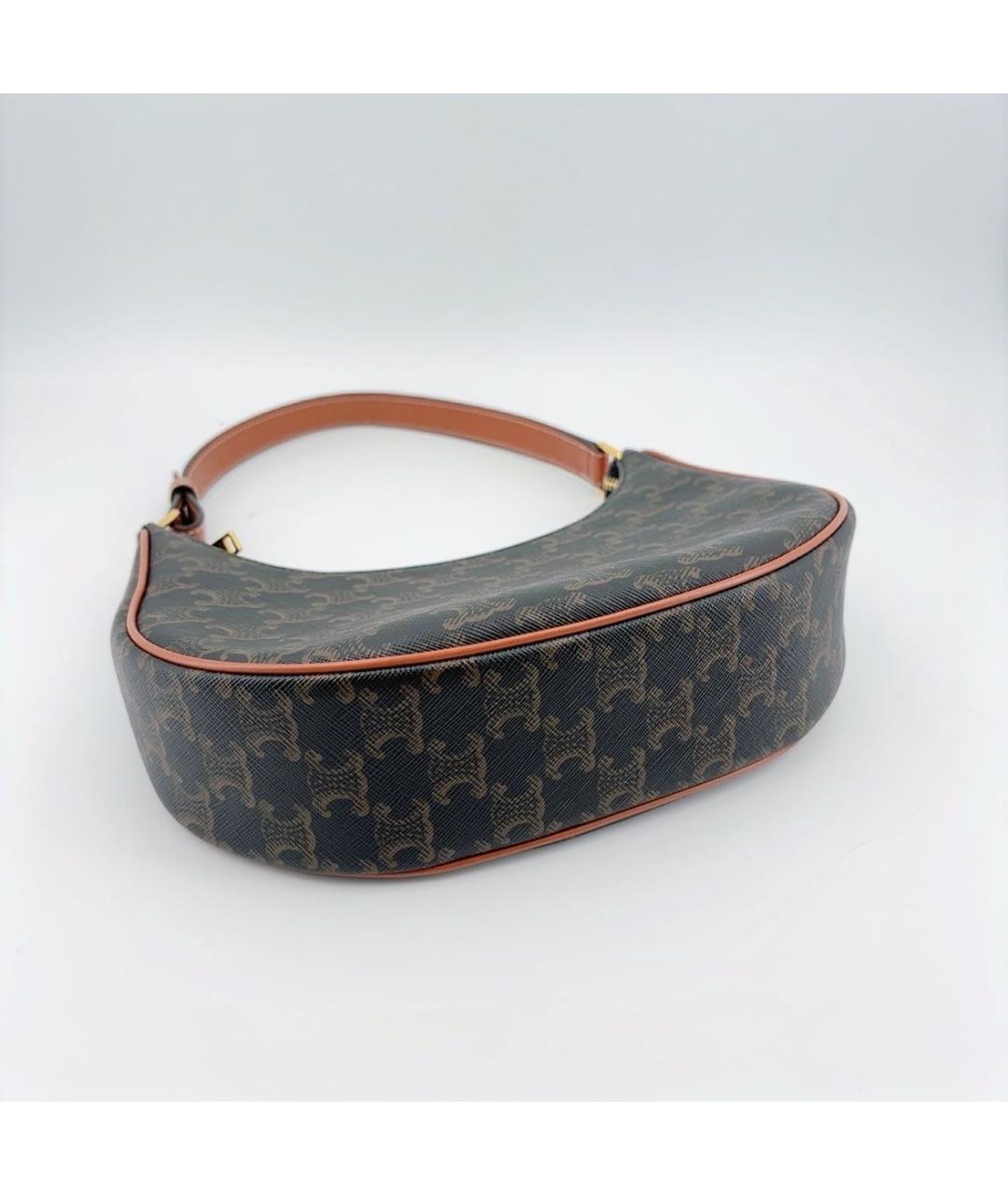 CELINE Коричневая сумка через плечо, фото 6