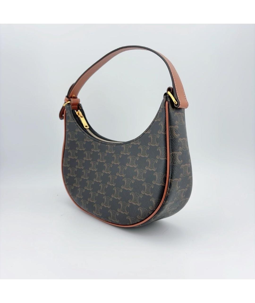 CELINE Коричневая сумка через плечо, фото 3