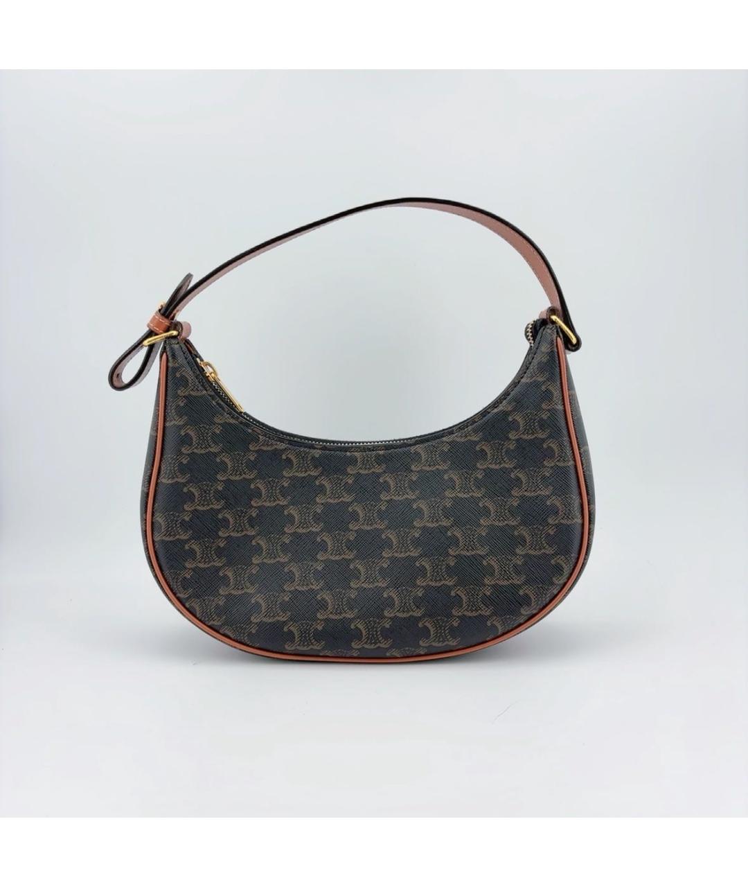 CELINE Коричневая сумка через плечо, фото 8