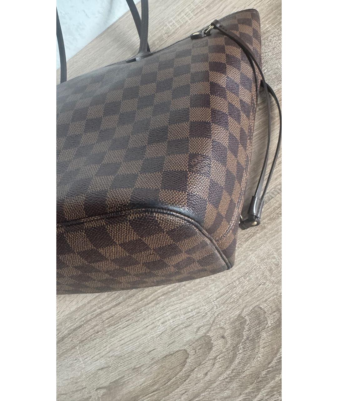 LOUIS VUITTON Коричневая сумка тоут, фото 3