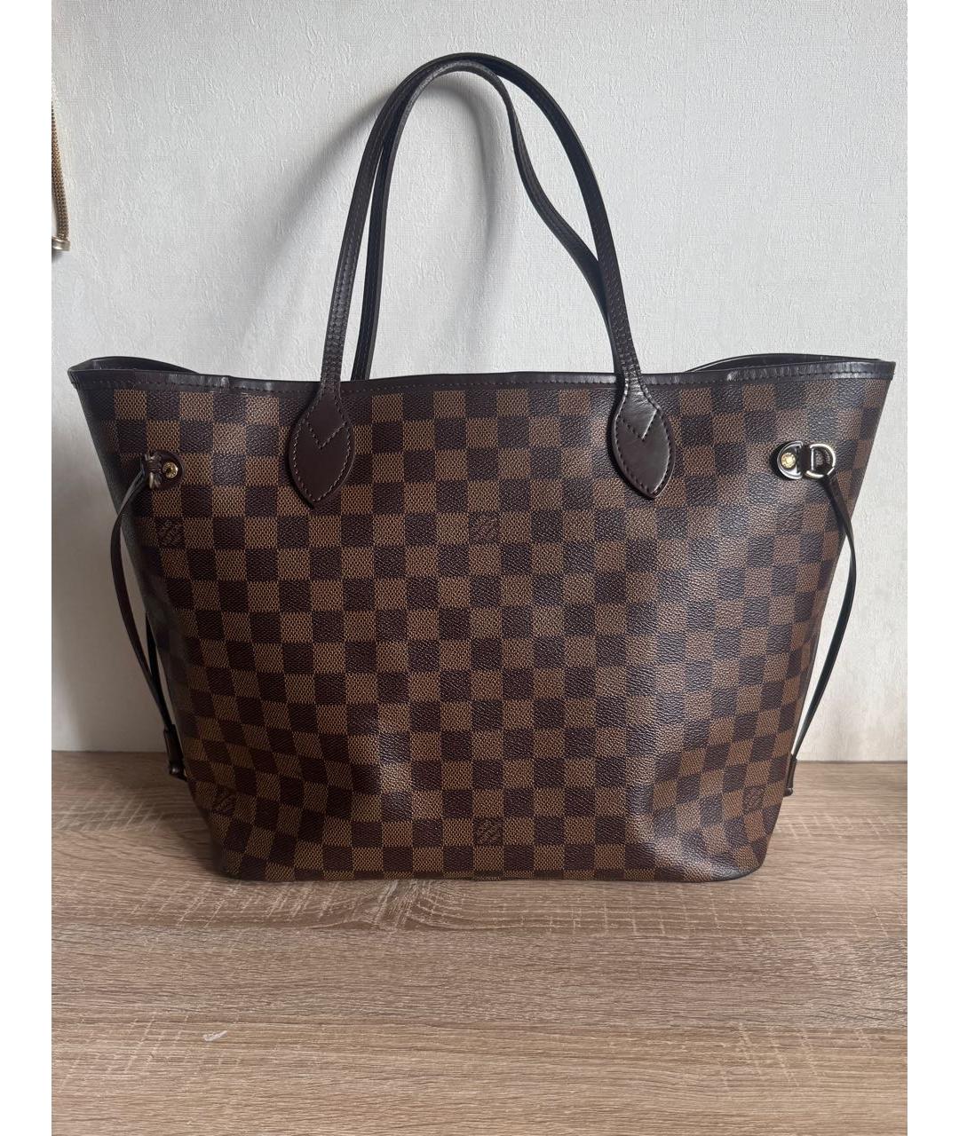 LOUIS VUITTON Коричневая сумка тоут, фото 2