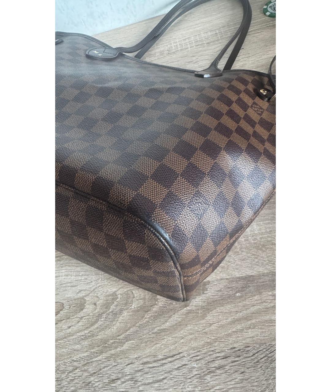 LOUIS VUITTON Коричневая сумка тоут, фото 5