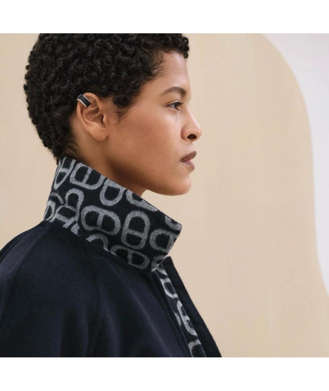 HERMES Темно-синяя шерстяная куртка, фото 7