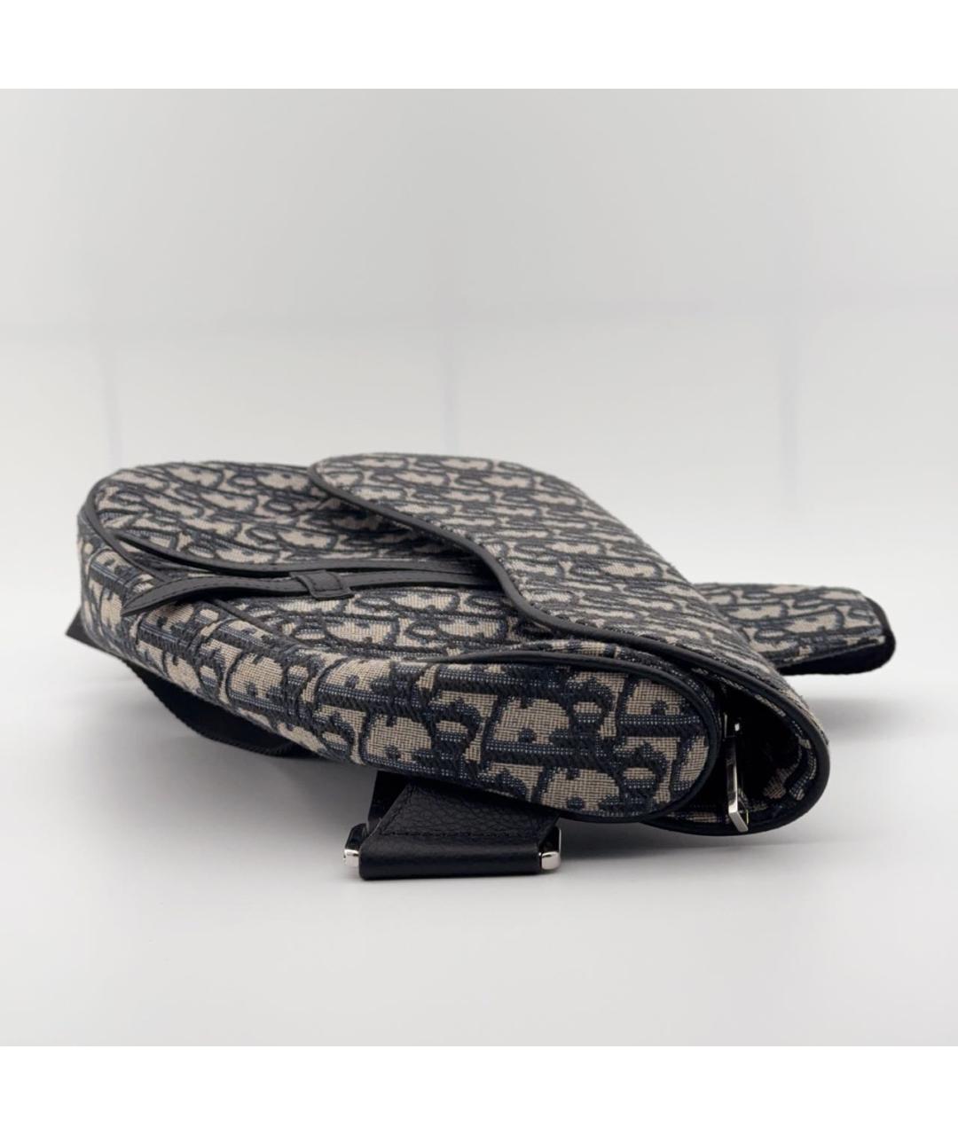 CHRISTIAN DIOR Темно-синяя сумка через плечо, фото 6