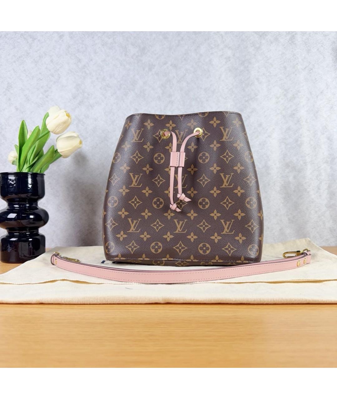LOUIS VUITTON Коричневая сумка через плечо, фото 4