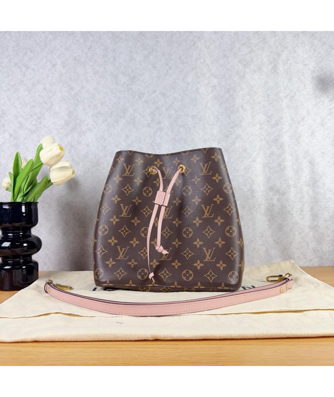 LOUIS VUITTON Коричневая сумка через плечо, фото 2