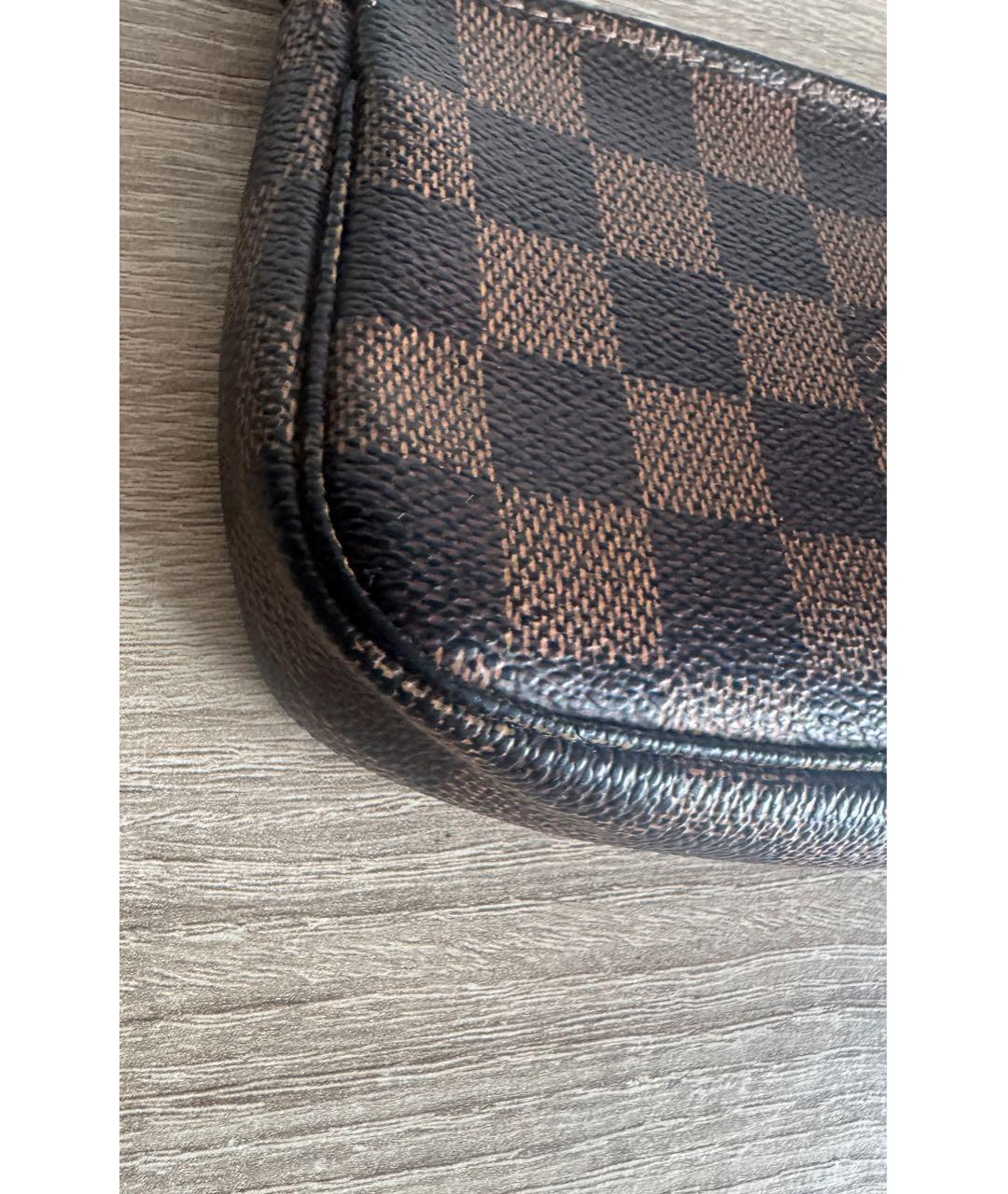 LOUIS VUITTON Коричневая сумка с короткими ручками, фото 4