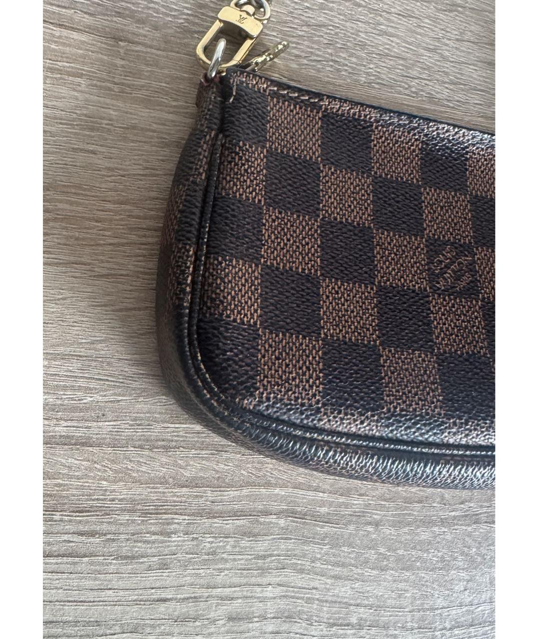 LOUIS VUITTON Коричневая сумка с короткими ручками, фото 6