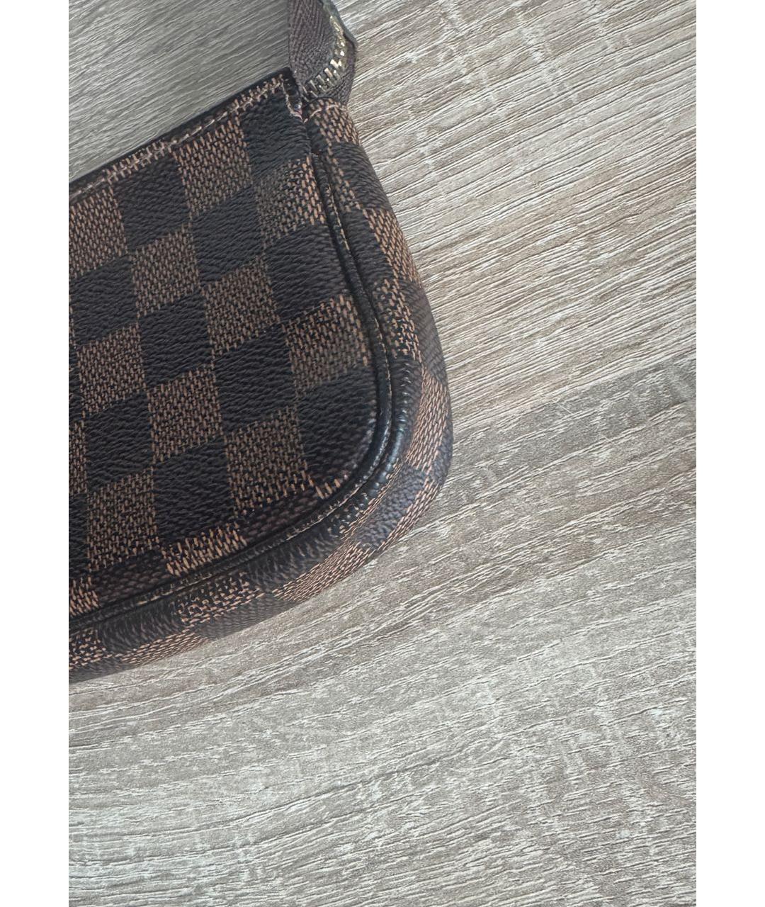 LOUIS VUITTON Коричневая сумка с короткими ручками, фото 5