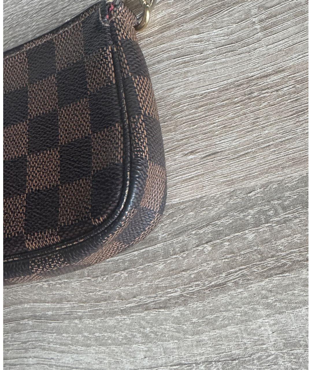 LOUIS VUITTON Коричневая сумка с короткими ручками, фото 3