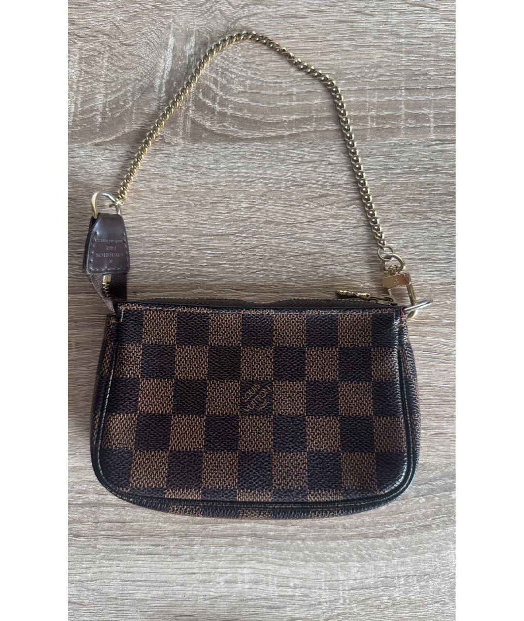 LOUIS VUITTON Коричневая сумка с короткими ручками, фото 8