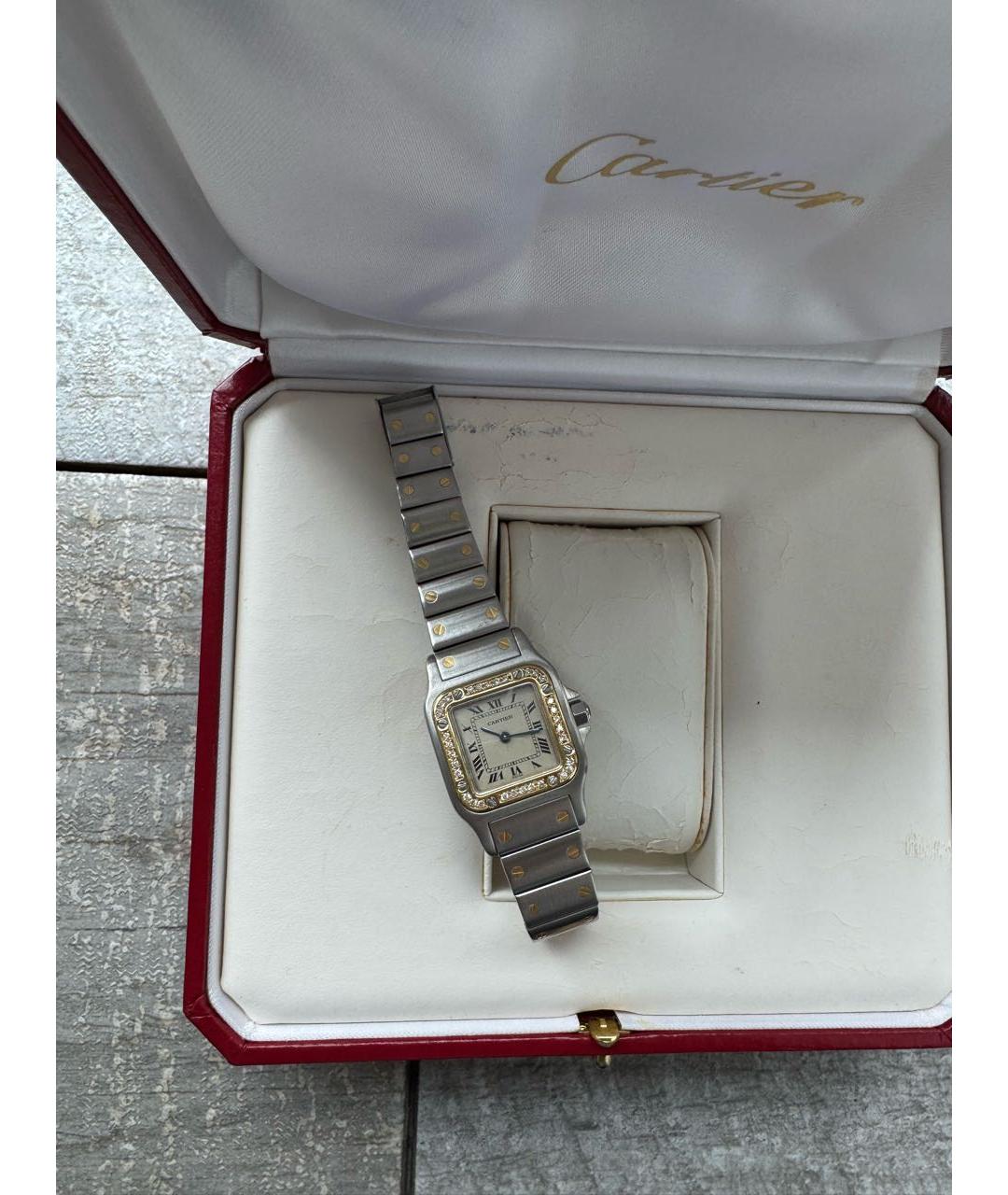 CARTIER Серебряные часы из желтого золота, фото 3