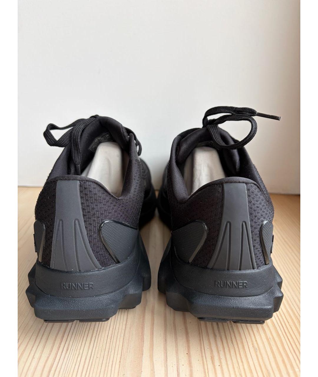 ALO YOGA Черные текстильные кроссовки, фото 4