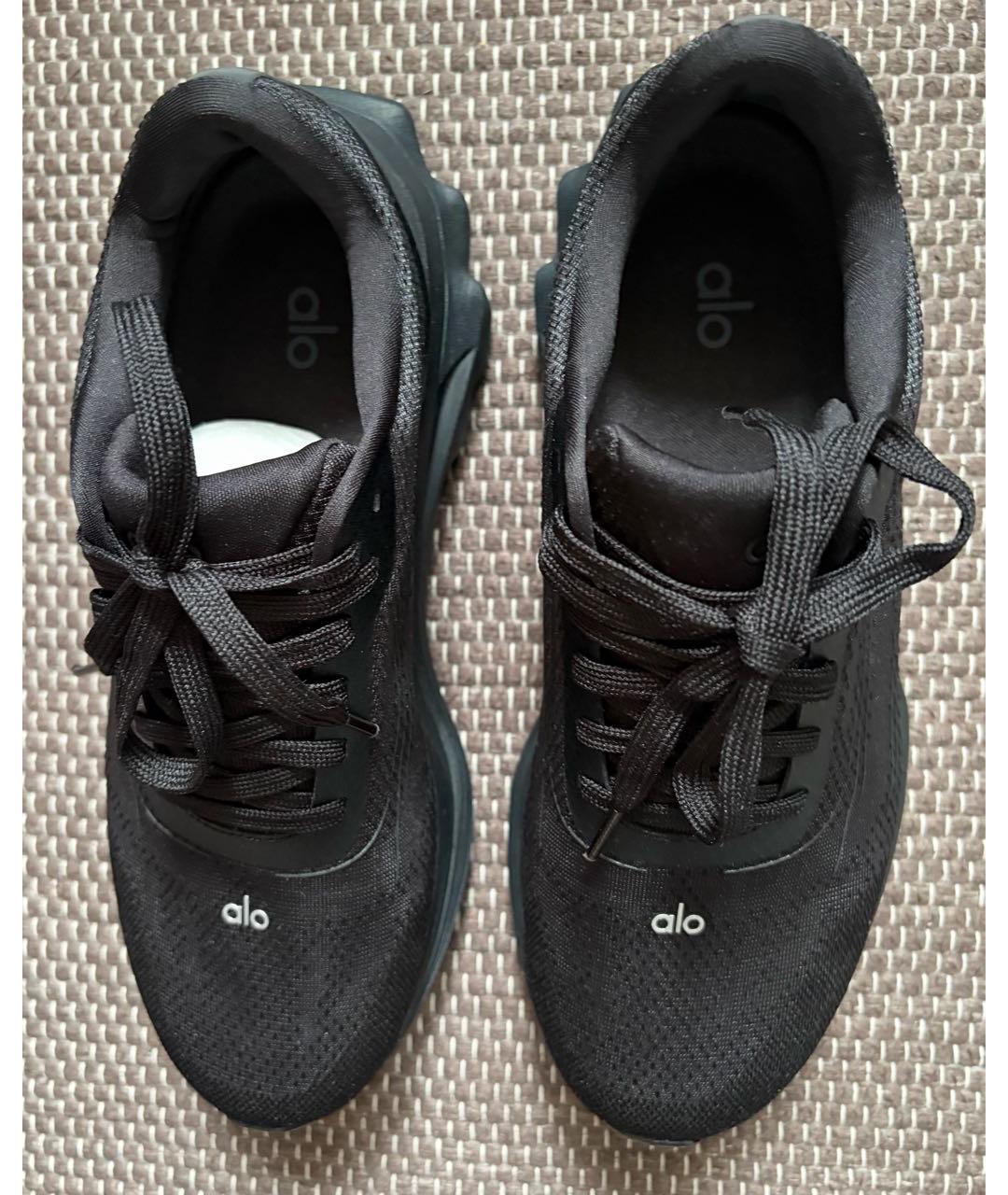 ALO YOGA Черные текстильные кроссовки, фото 2
