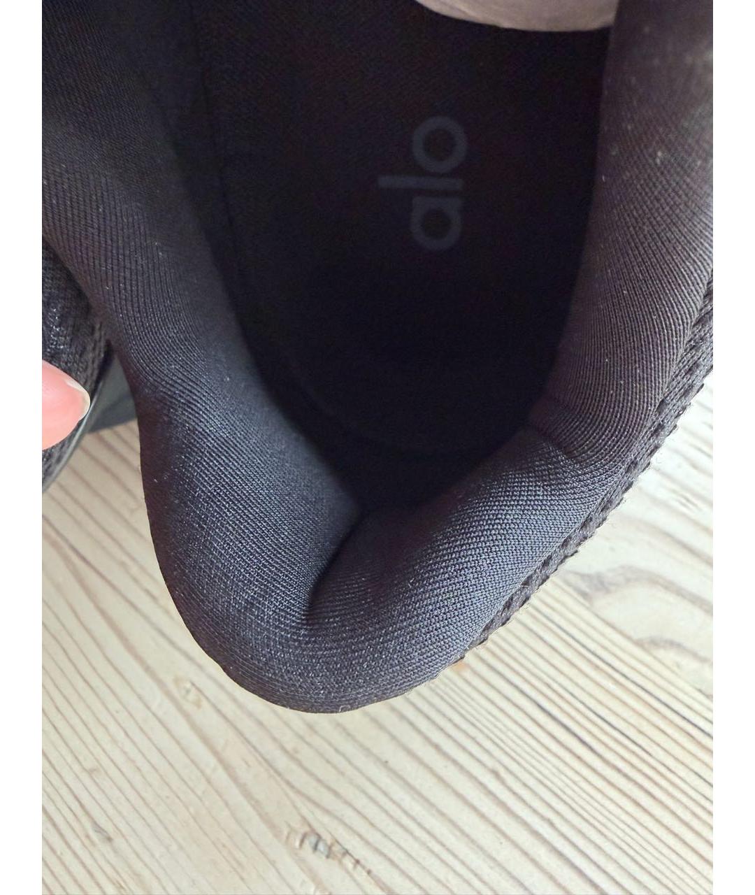 ALO YOGA Черные текстильные кроссовки, фото 8