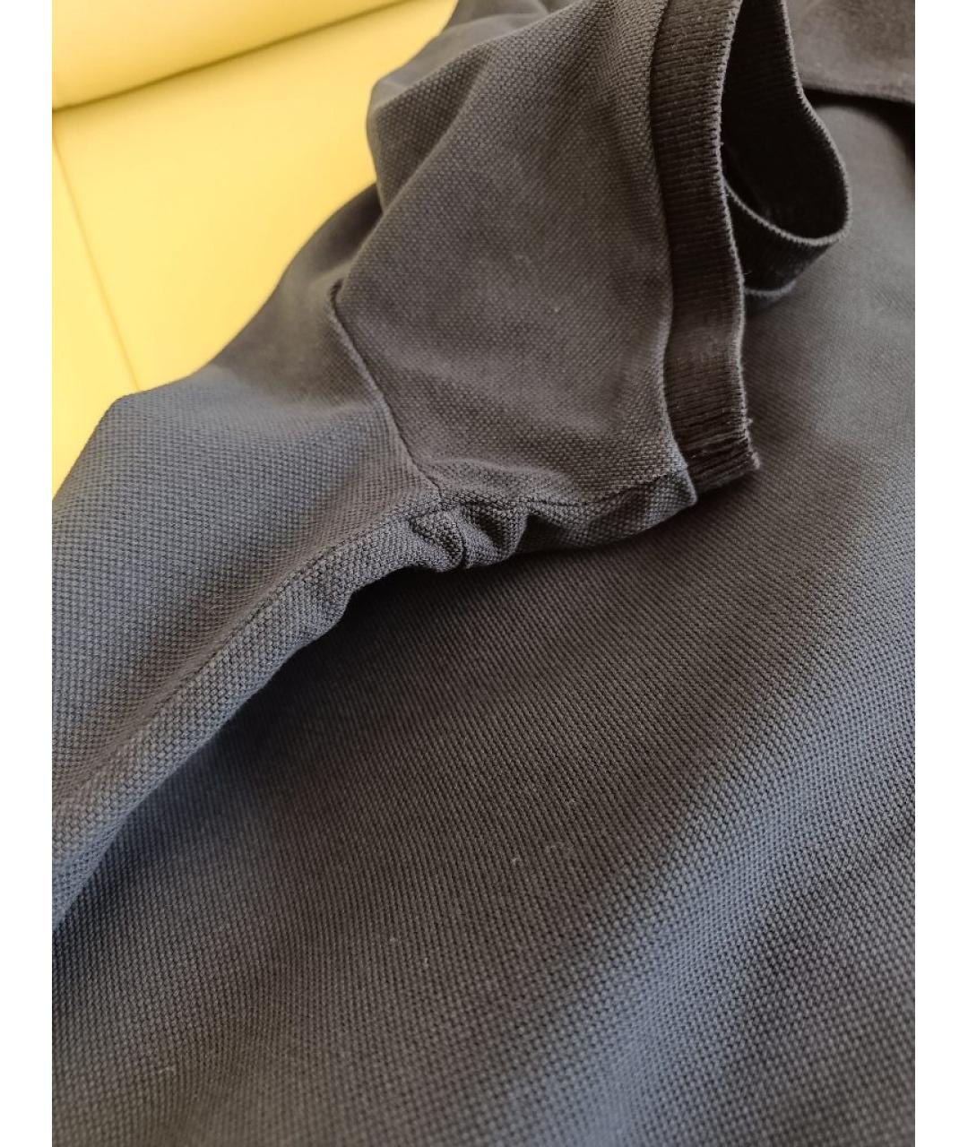 ETRO Синее хлопковое поло с коротким рукавом, фото 4