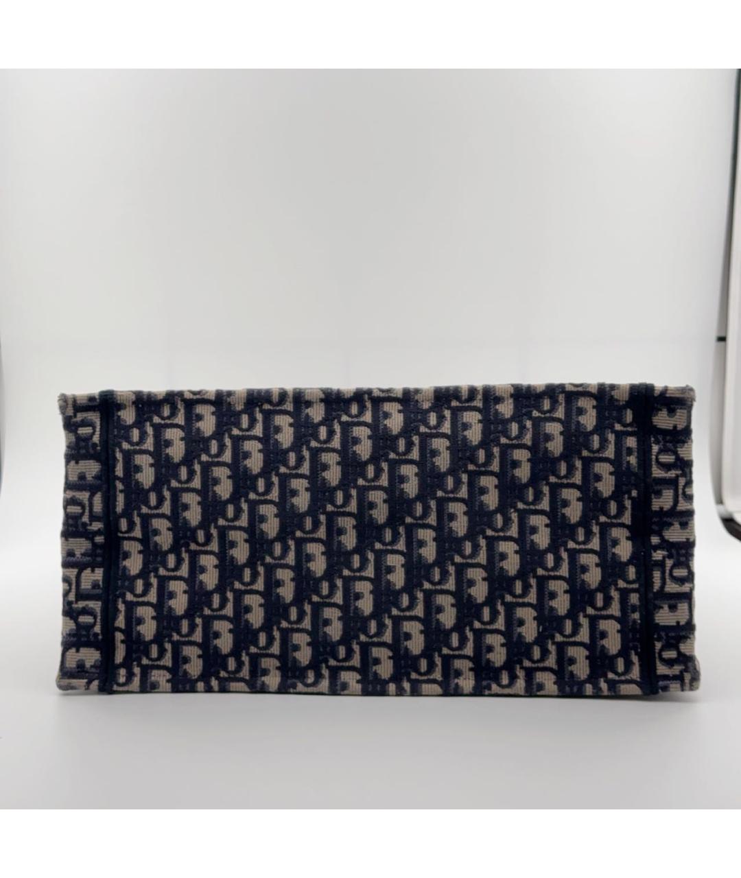 CHRISTIAN DIOR Темно-синяя сумка тоут, фото 6