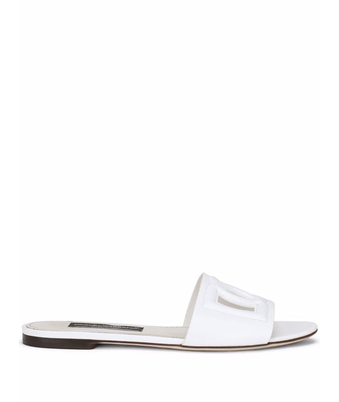 DOLCE&GABBANA Белые сандалии, фото 1