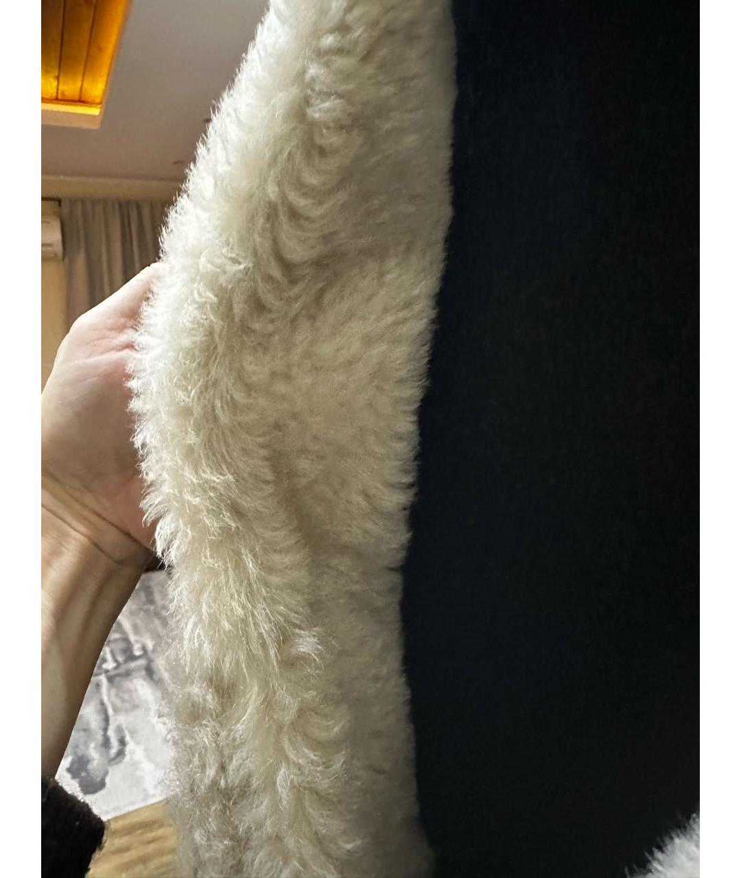 MARNI Черный кожаный жилет, фото 4