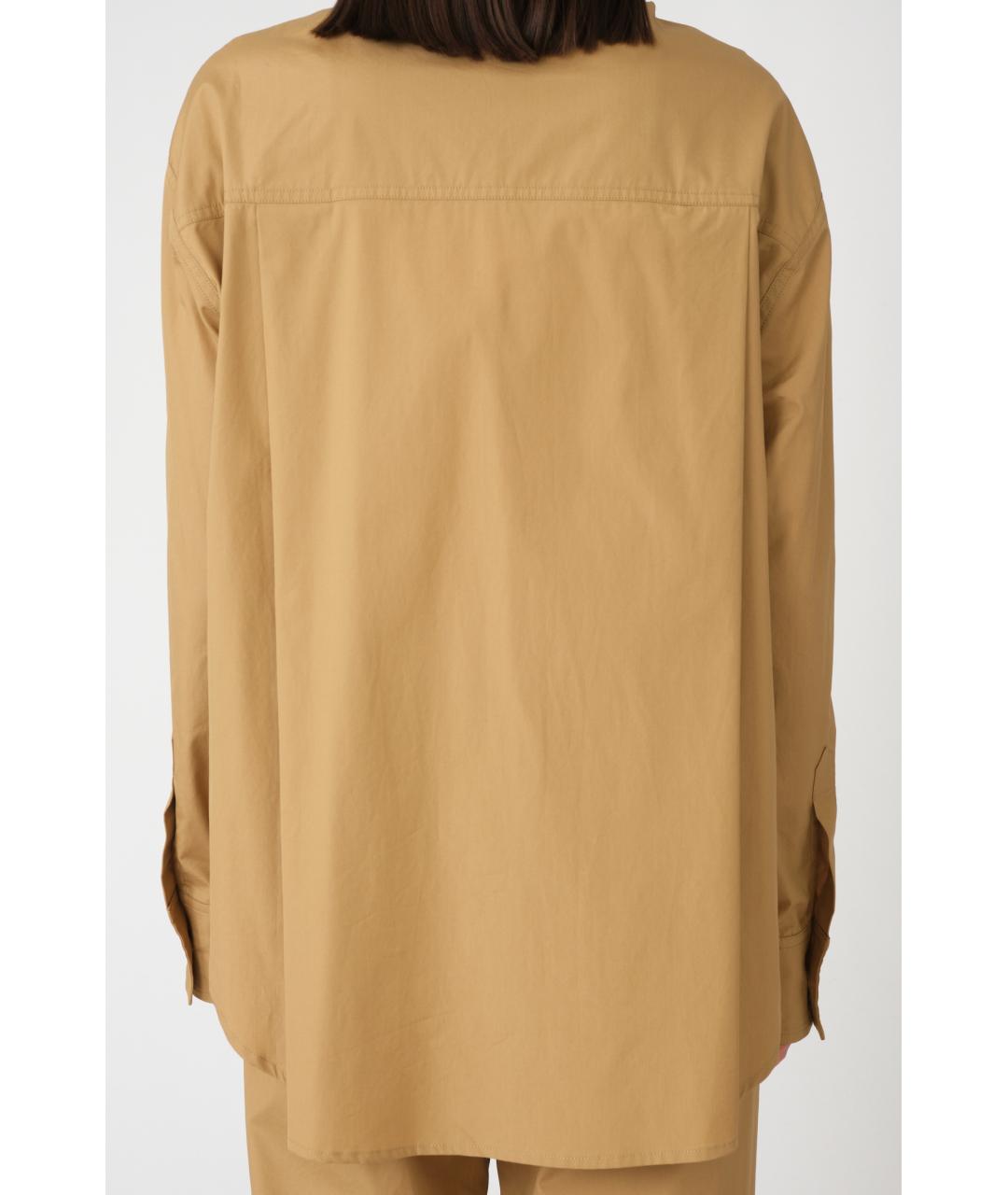 LOULOU STUDIO Коричневая хлопковая рубашка, фото 6