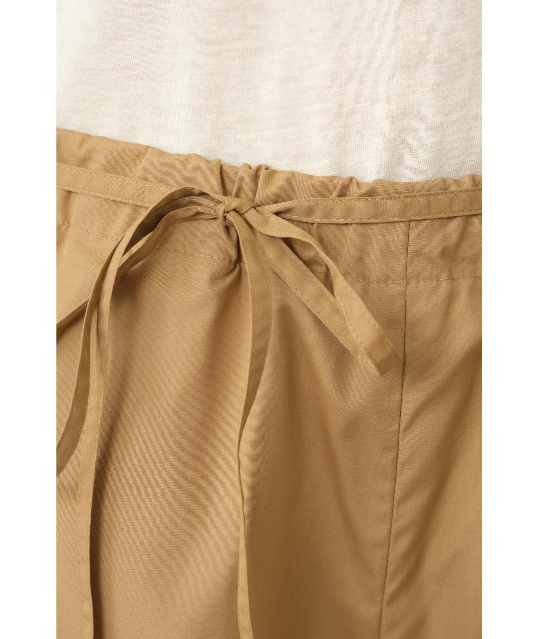 LOULOU STUDIO Бежевые хлопковые шорты, фото 7