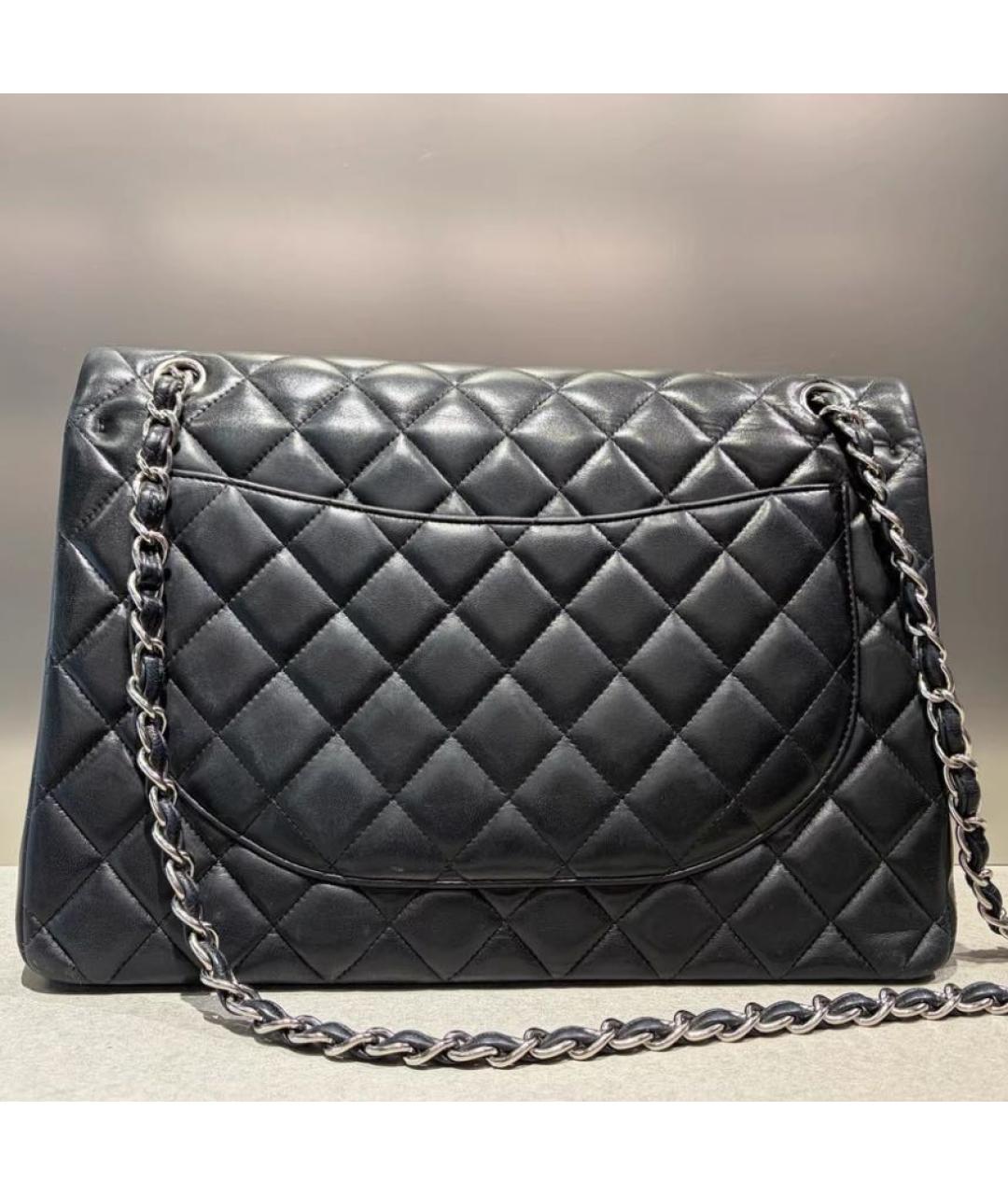 CHANEL Черная кожаная сумка через плечо, фото 3