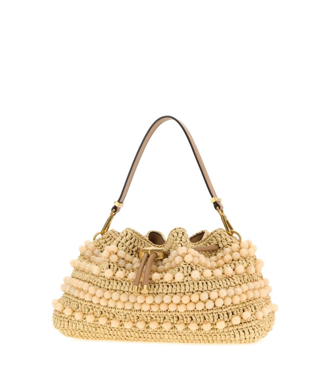 JIMMY CHOO Бежевая сумка с короткими ручками, фото 2
