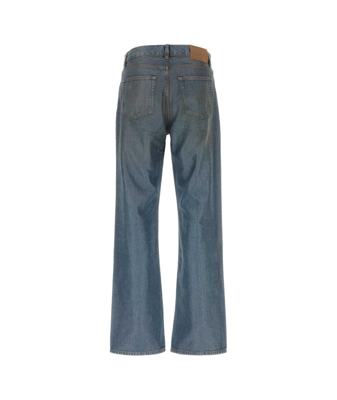 OUR LEGACY Синие хлопковые прямые джинсы, фото 2