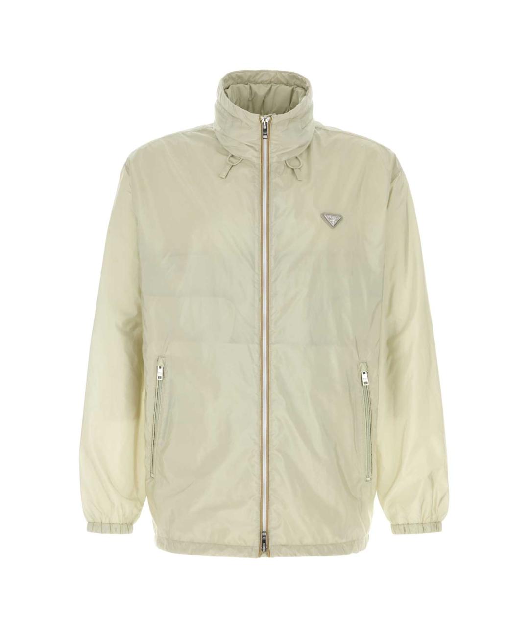 PRADA Бежевая полиамидовая куртка, фото 1