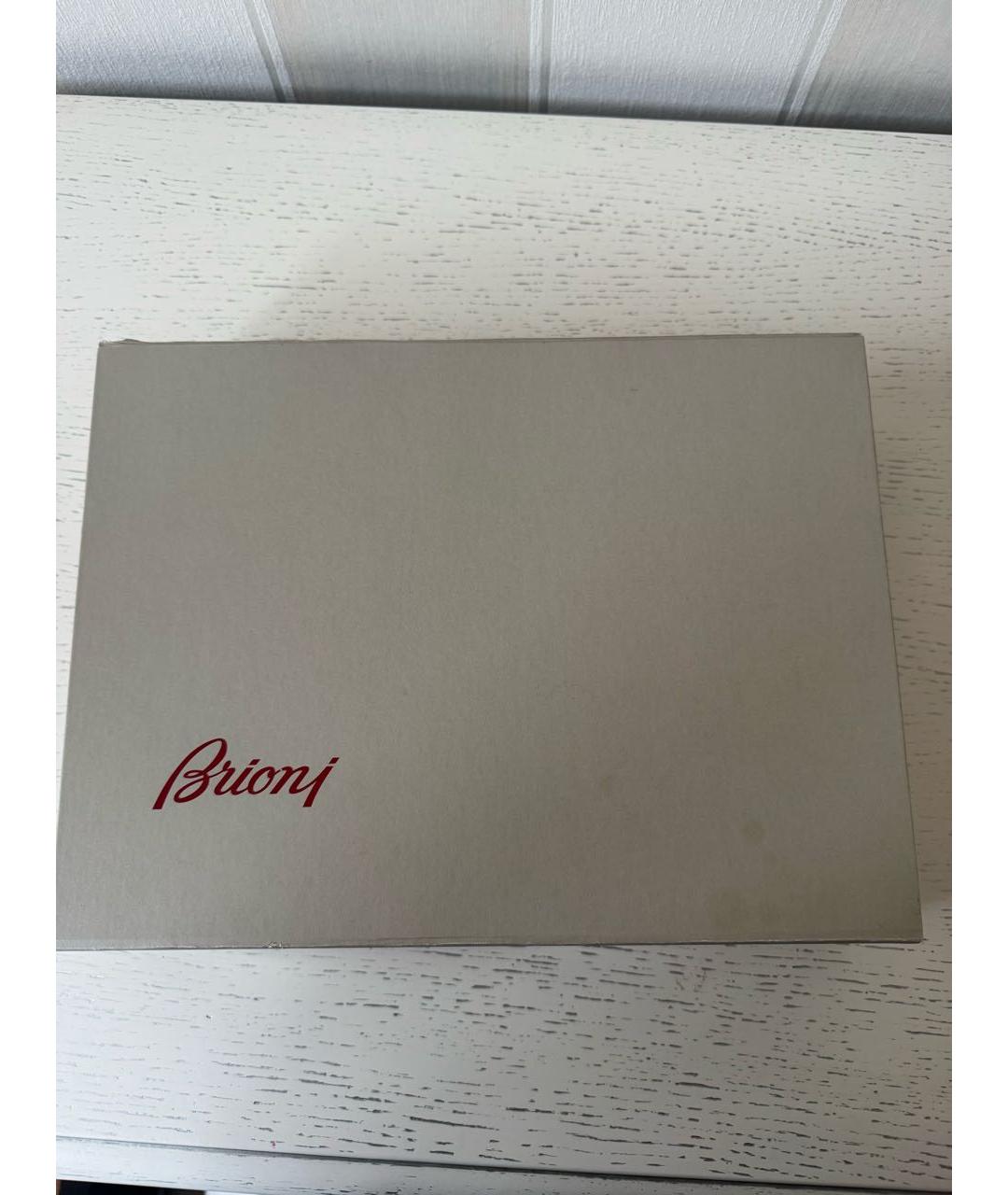 BRIONI Голубая хлопковая классическая рубашка, фото 4