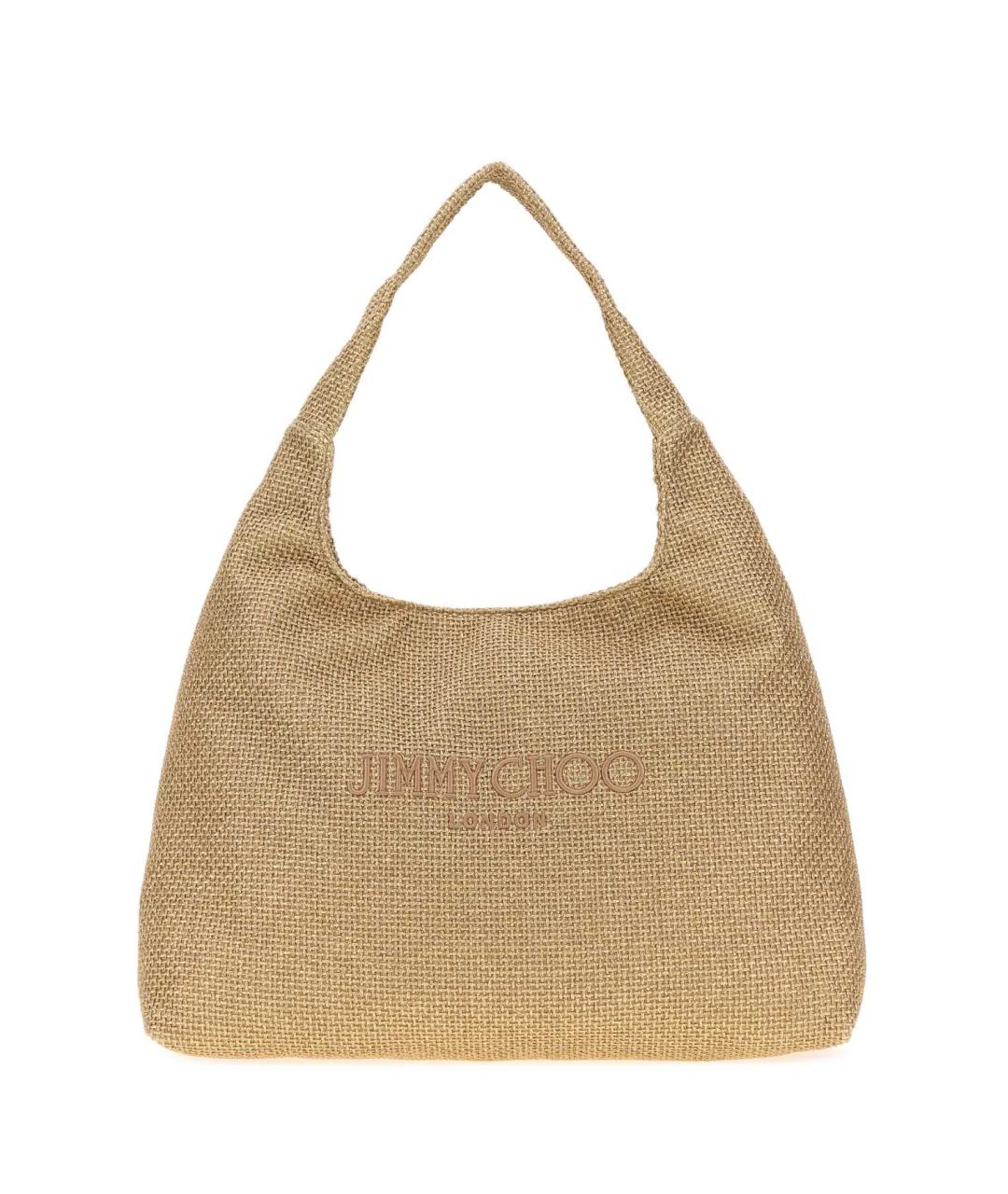JIMMY CHOO Золотая сумка с короткими ручками, фото 1
