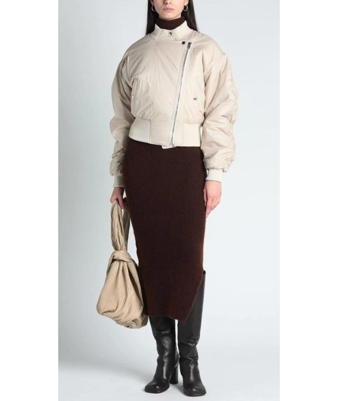 ISABEL MARANT Бежевая хлопковая куртка, фото 3