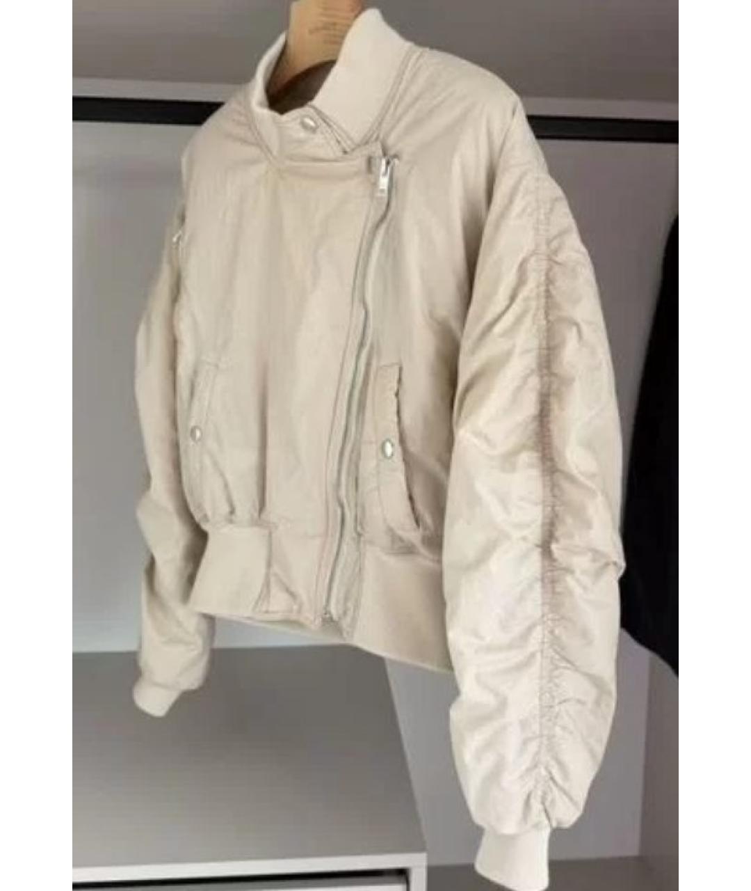 ISABEL MARANT Бежевая хлопковая куртка, фото 6