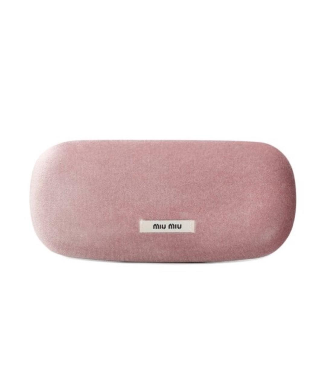 MIU MIU Черные пластиковые солнцезащитные очки, фото 4