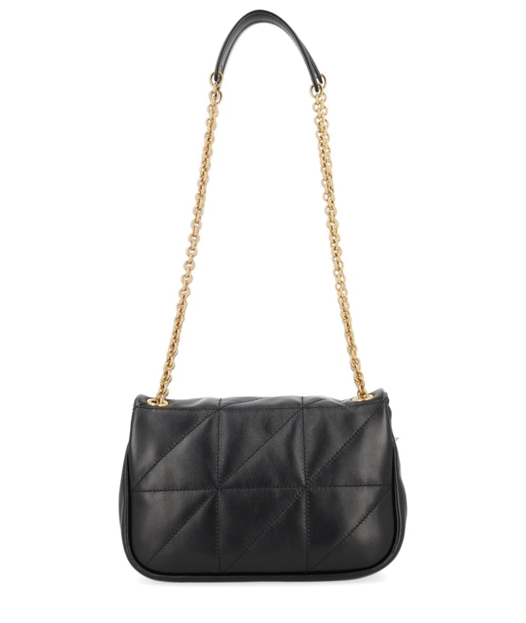 SAINT LAURENT Черная кожаная сумка через плечо, фото 2