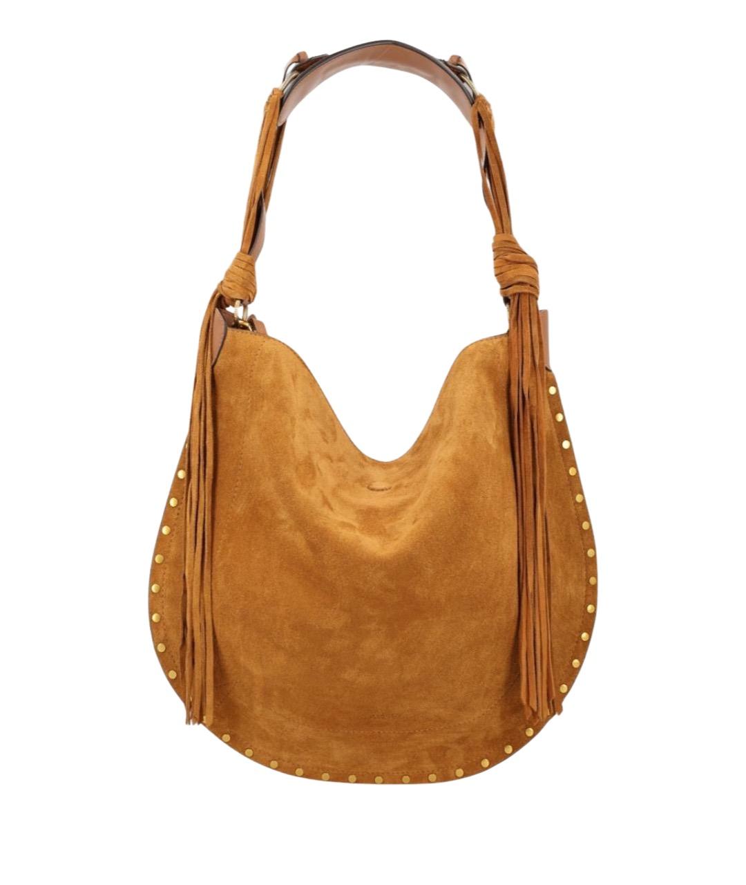 ISABEL MARANT Коричневая кожаная сумка через плечо, фото 1