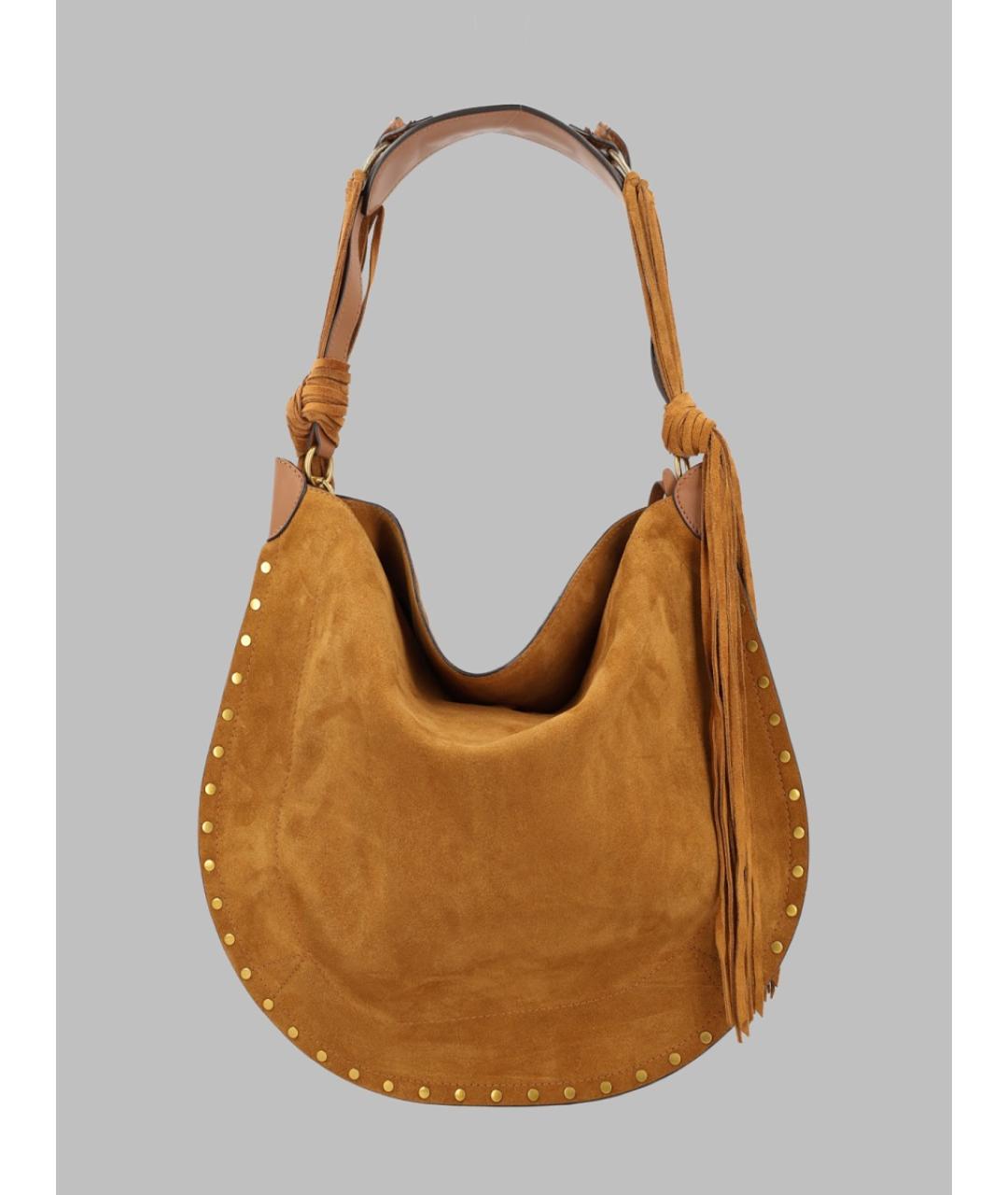 ISABEL MARANT Коричневая кожаная сумка через плечо, фото 2